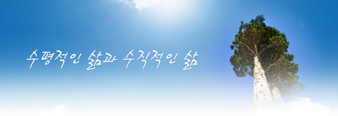 수평적인 삶과 수직적인 삶