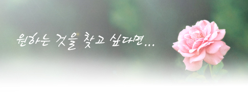 원하는 것을 찾고 싶다면...