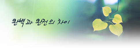 완벽과 완전의 차이